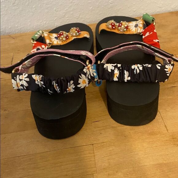 Kurt Geiger London Multicolor Jewel Mini Orion Sandals Size 2 - Picture 4 of 7